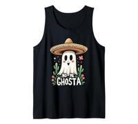 No Me Ghosta Divertente Messicano Halloween Fantasma Pun Gusta Canotta