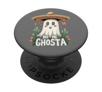 No Me Ghosta Divertente Messicano Halloween Fantasma Pun Gusta PopSockets PopGrip Adesivo