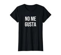 No Me Gusta Maglietta con Stampa Grafica Economica, Donna, Nero, S
