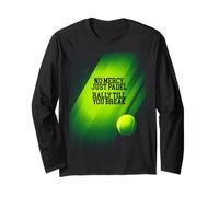 No Mercy Solo Padel Player Divertente Paddle Tennis Sport Maglia a Manica