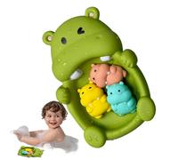 No Mold Bath Toys - Water Play Set for Kids Safety Fun | Food Grade Silicone Material with Drainage Hole Design Free Floating Squeeze Toys for Kids 7.48x2.17x4.92 in