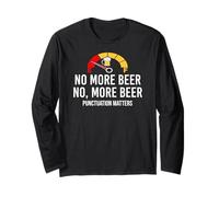 No More Beer Its Beer Can Not Beer Cant Funny Beer Drinking Maglia a Manica