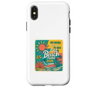 No More Lesson Plans Just Beach Plans 2025, Funny Teacher Custodia per iPhone X/XS