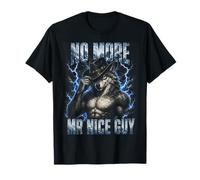 No More Mr Nice Guy Alpha Wolf Meme Bootleg Y2K Graphic Maglietta