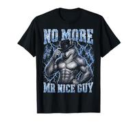No More Mr Nice Guy Funny Alpha Wolf Meme Sigma Male Bootleg Maglietta