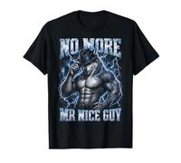 No More Mr Nice Guy Funny Alpha Wolf Meme Sigma Male Bootleg Maglietta