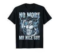 No More Mr Nice Guy Funny Alpha Wolf Meme Sigma Male Bootleg Maglietta
