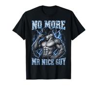 No More Mr Nice Guy Funny Alpha Wolf Meme Sigma Male Bootleg Maglietta