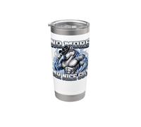 No More Mr Nice Guy Funny Alpha Wolf Meme Unhinged Brainrot Bicchiere termico in acciaio inox doppia parete