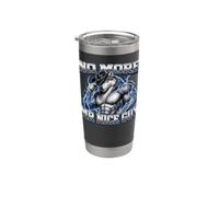 No More Mr Nice Guy Funny Alpha Wolf Meme Unhinged Brainrot Bicchiere termico in acciaio inox doppia parete