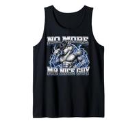 No More Mr Nice Guy Funny Alpha Wolf Meme Unhinged Brainrot Canotta