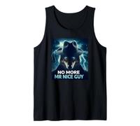 No More Mr Nice Guy Wolf Meme Brainrot Canotta