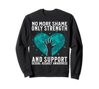 No More Shame Support Sexual Assault Awareness Gifts Women Felpa