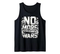 No More Wars Tank with Flowers Peace Canotta
