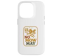 No Mow May Grass To Wildflower Pollinator Awareness Custodia per iPhone 14 Pro