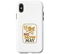 No Mow May Grass To Wildflower Pollinator Awareness Custodia per iPhone X/XS
