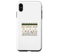 No Mow May Grass To Wildflower Pollinator Awareness Custodia per iPhone XS Max
