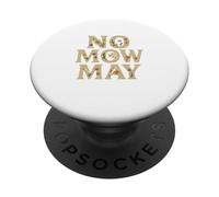 No Mow May Save The Bees Wildflower Banner PopSockets PopGrip Adesivo