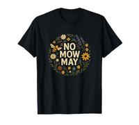 No Mow May Wildflower Circle Bee Pollinator Awareness Maglietta