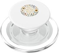 No Mow May Wildflower Circle Bee Pollinator Awareness PopSockets PopGrip per MagSafe