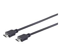 No-Name HDMI (St-St) 1,5 m 3D Ethernet 4K 60 Hz 3-fach 2.0 geschirmt Black