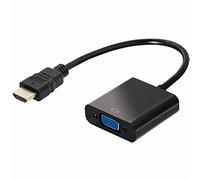 No-Name - HDMI > VGA + 3,5 mm Stereo (St - BU) Adattatore Black