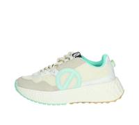 NO NAME Sneaker Carter Jogger in Pelle Beige e Verde