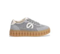 NO NAME Sneakers in Pelle Grigia Play Side