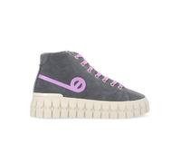 NO NAME Sneakers Play Mid in Pelle con Cinturino alla Caviglia in Stile Vintage, Colore