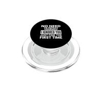No Need To Repeat Yourself Sarcastico Introverso Citazione PopSockets PopGrip per MagSafe