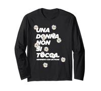 NO! Nemmeno con un Fiore - Contro la Violenza sulle Donne - Maglia a Manica