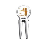 no/no Alimentazione Elettrica Fonte Salario Lavoro Golf Divot Tool Golf Ball Marker Strumento di Riparazione