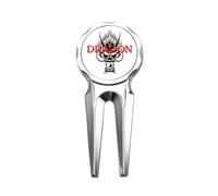no/no Animal Wings Myth Dragon East West Golf Divot Tool Golf Marker Strumento di riparazione