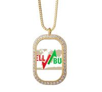 no/no Aumentare le vendite diminuire la perdita di profitto collana ciondolo diamante cristallo gioielli d'oro