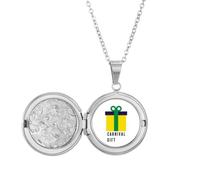 no/no Brasile Carnevale Rio Art Deco Fashion Medaglione Collana Tenere Immagine Gioielli Regalo di Compleanno