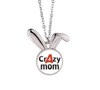 no/no Breve migliore mamma madre coniglio collana ciondolo coniglietto animale gioielli regalo