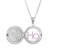 no/no Chestry Elements - Collana con medaglione in lantanide Holum Ho con tavola d'epoca, ideale come regalo di compleanno