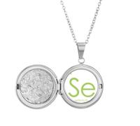 no/no Chestry Elements Period Table Calcogeni Elemento Selenio Se Medaglione Collana Tenere Immagine Gioielli Regalo di Compleanno