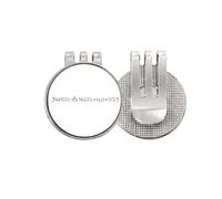 no/no Chestry Kowledge - Marcatore magnetico per pallina da golf in bicarbonato di sodio, smaltato, per cappelli