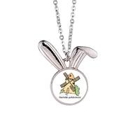 no/no Collana con ciondolo a forma di coniglietto olandese, ideale come regalo di compleanno