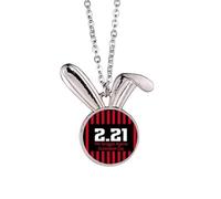 no/no Collana con ciondolo a forma di coniglietto per anniversario del colonialismo, idea regalo