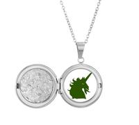 no/no Collana con medaglione a forma di corno di abilità feroce, ideale come regalo di compleanno