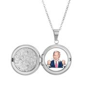 no/no Collana con medaglione a forma di presidente degli Stati Uniti d'America, ideale come regalo di compleanno