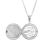 no/no Collana con medaglione a sezione con funzione formula, ideale come regalo di compleanno
