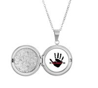 no/no Collana con medaglione con scritta "We Are Animals Too Protect Earth", idea regalo per compleanno
