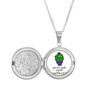 no/no Collana con medaglione con scritta "You are such a cactus", idea regalo di compleanno