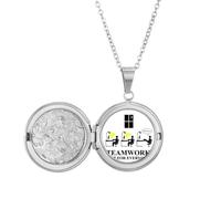 no/no Collana con medaglione da appendere alla moda, ideale come regalo di compleanno o come regalo di compleanno