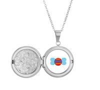 no/no Collana con medaglione estinzione per conservazione degli animali, idea regalo di compleanno