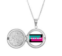 no/no Collana con medaglione in stile art déco con scritta "You Are Not Prepared", idea regalo di compleanno