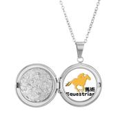 no/no Collana con medaglione per la probabilità di voto, ideale come regalo di compleanno